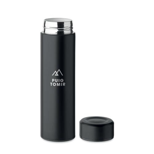 Drinkfles keramische coating 420 ml zwart