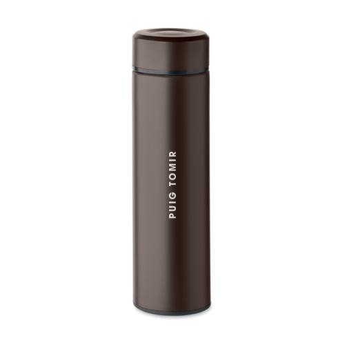 Drinkfles keramische coating 420 ml chocolate
