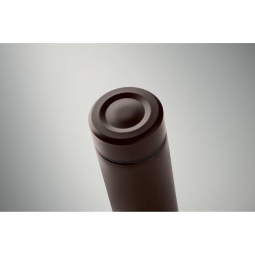 Drinkfles keramische coating 420 ml chocolate