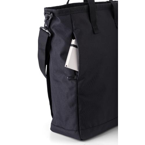 Polyester schoudertas Dean zwart