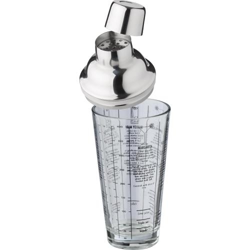 Glazen cocktailshaker Adela neutraal