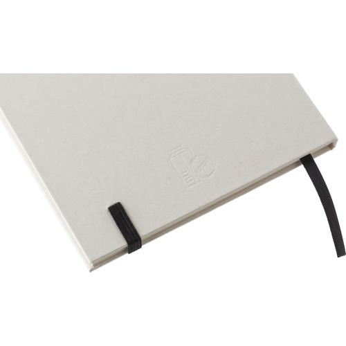 Gerecycled melkpak notitieboekje A5 Hudson zwart/wit