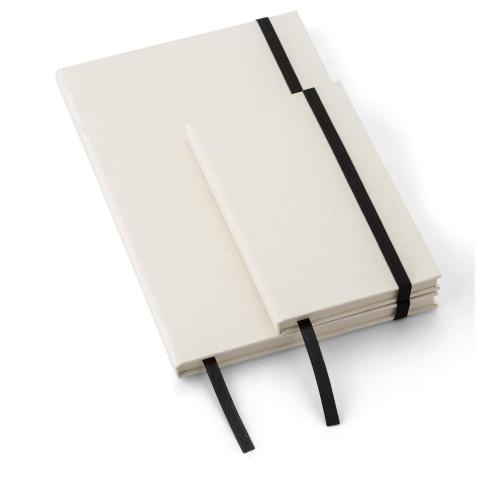 Gerecycled melkpak notitieboekje A5 Hudson zwart/wit