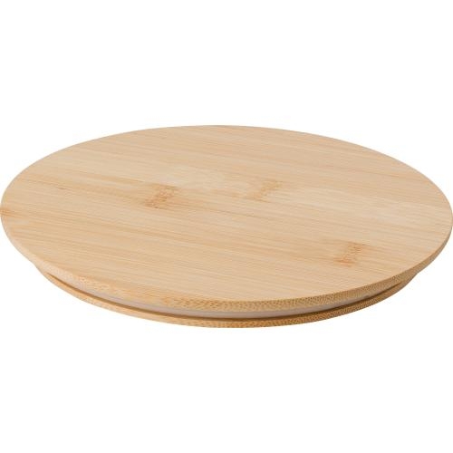 Glazen saladeschaal Isabeau bruin