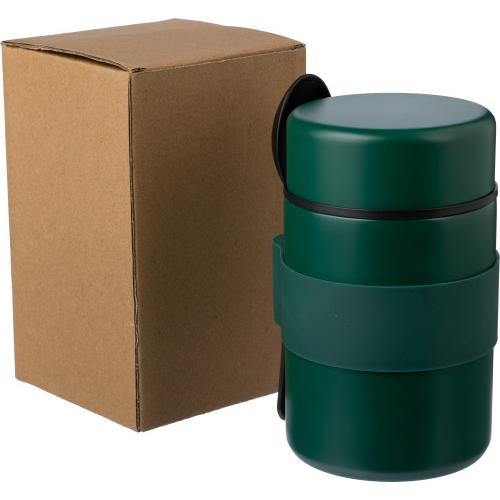 RVS dubbelwandige lunchpot Niko groen