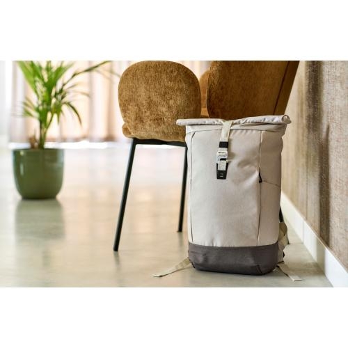 rPET roll-top rugzak Marlene beige