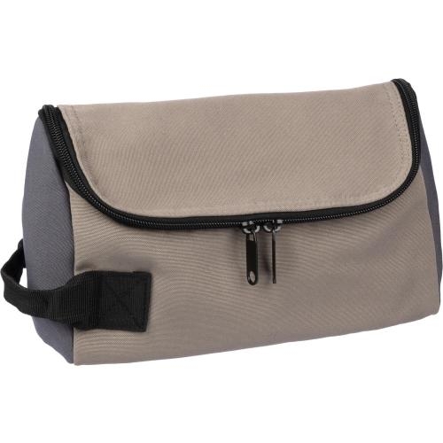 Polyester toilettas Niklas taupe