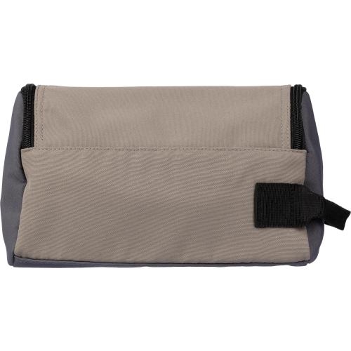 Polyester toilettas Niklas taupe