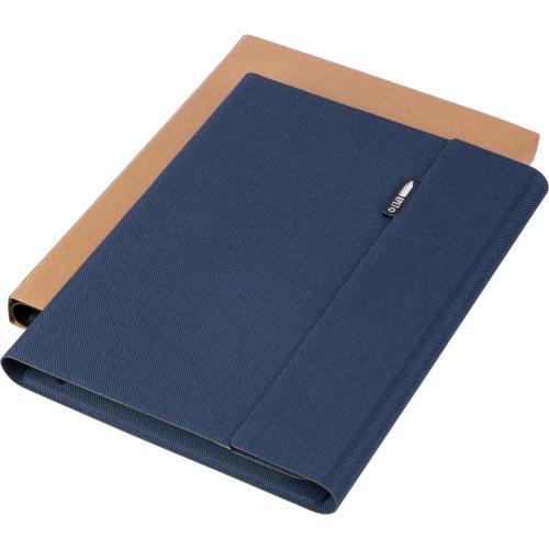 rPET map A5 Tamara blauw