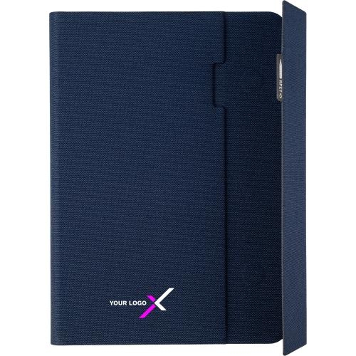 rPET map A5 Tamara blauw