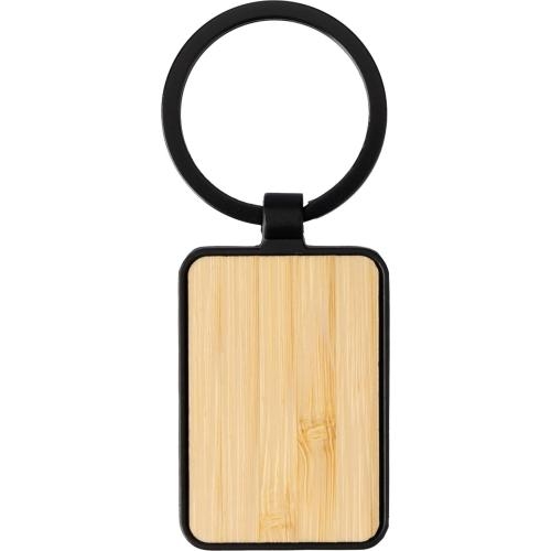 Metalen sleutelhanger Brigitte zwart