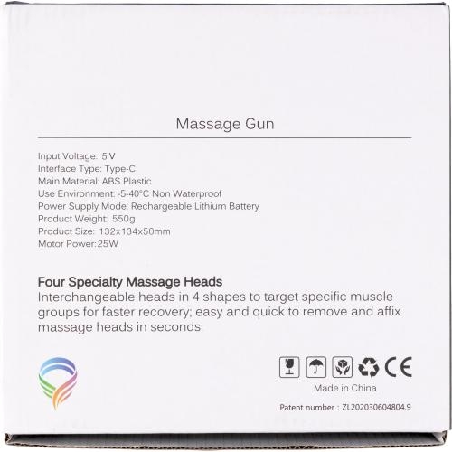 ABS massagepistool Axel zwart