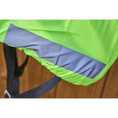Polyester fietshelmhoes Horst geel