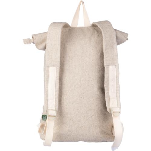 Hennep roll-top rugzak Margarete ecru