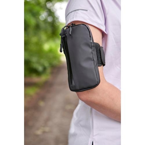 Polyester sporttas arm Christel zwart