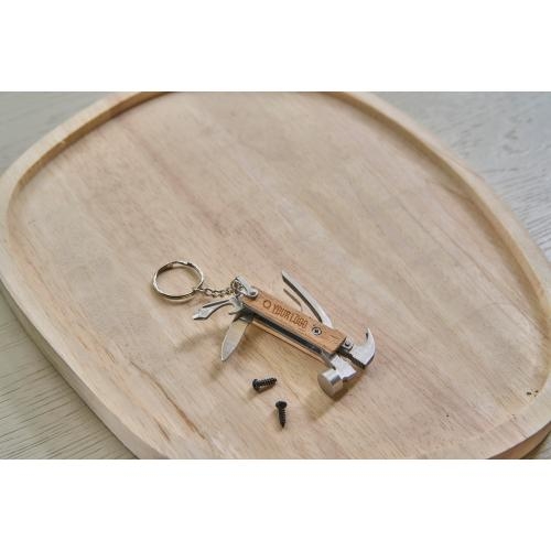 Bamboe multitool Heinrich bruin