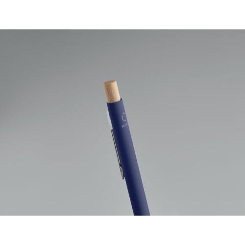 Aluminium balpen Bergamo blauw