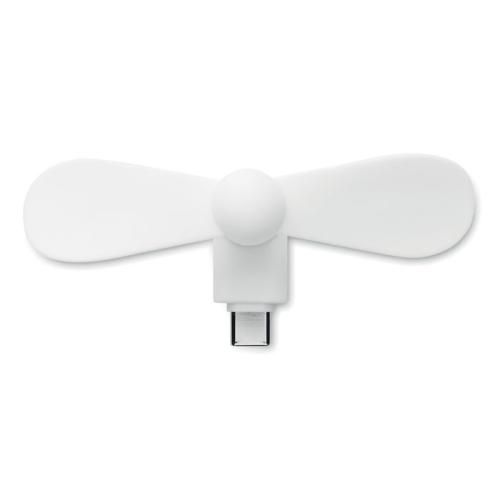Draagbare USB-ventilator Phan wit