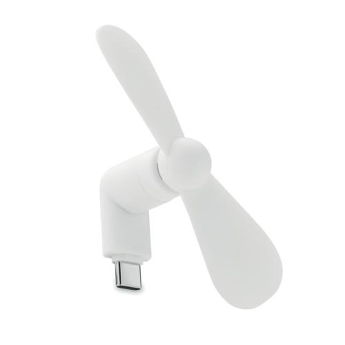 Draagbare USB-ventilator Phan wit