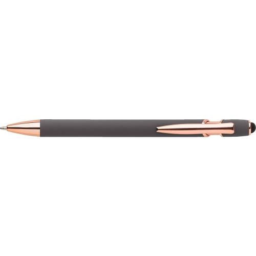 Aluminium balpen Anthony grijs