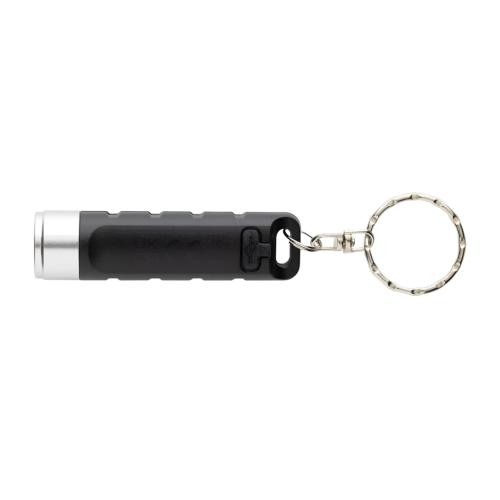 RCS plastic USB oplaadbare zaklamp Globix zwart