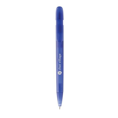 Transparante RABS-pen Devin blauw