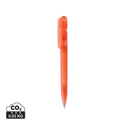 Transparante RABS-pen Devin rood