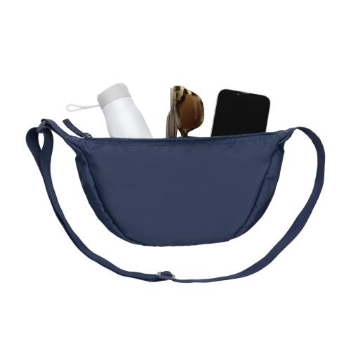 RPET sling bag Crescent donkerblauw