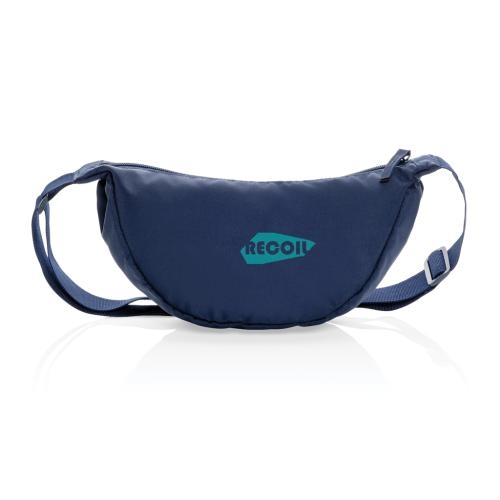 RPET sling bag Crescent donkerblauw