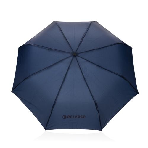 RPET 21 inch mini paraplu Kaycey donkerblauw