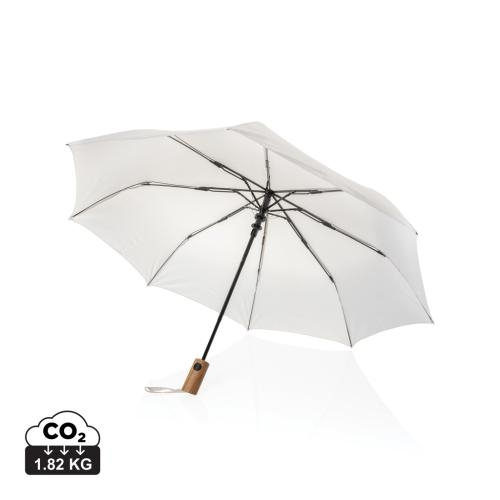 RPET 21 inch mini paraplu Kaycey beige
