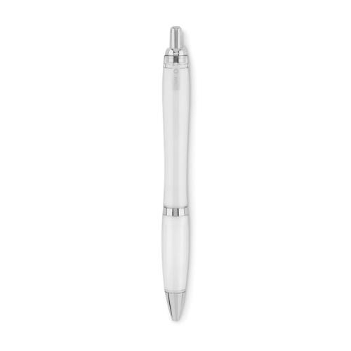 RPET balpen Rio rpet transparant/wit