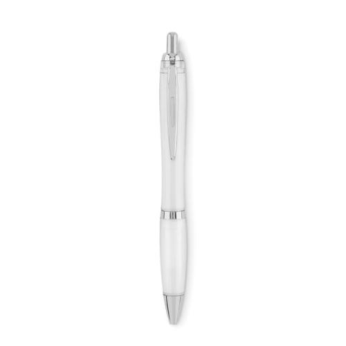 RPET balpen Rio rpet transparant/wit