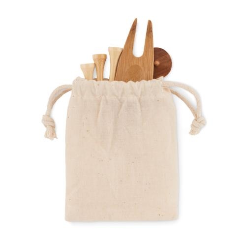 Golfaccessoires in etui Dormie beige