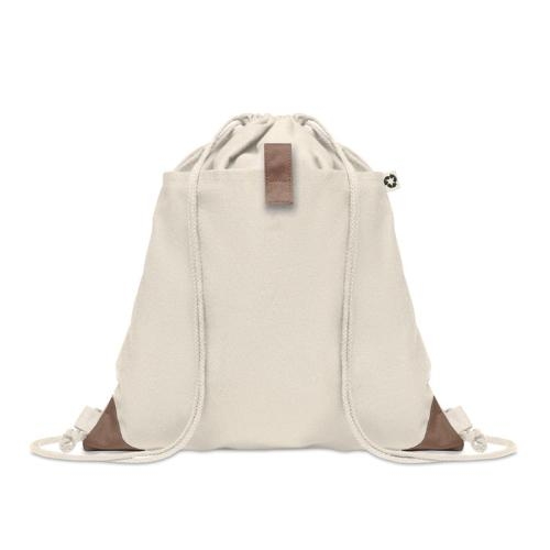 Stijlvolle katoenen rugzak Panda beige