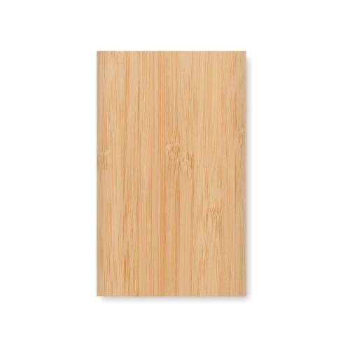 Bamboe powerbank 4000 mAh wood