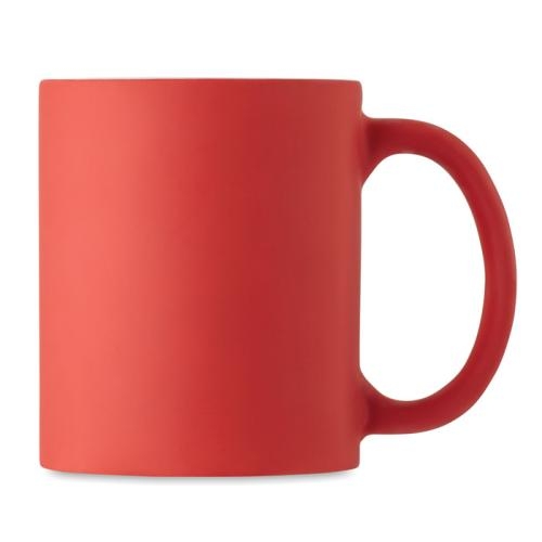 Matte gekleurde mok 300 ml Dublin rood