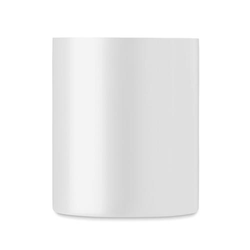 Metalen mok dubbelwandig 300ml Trumba wit