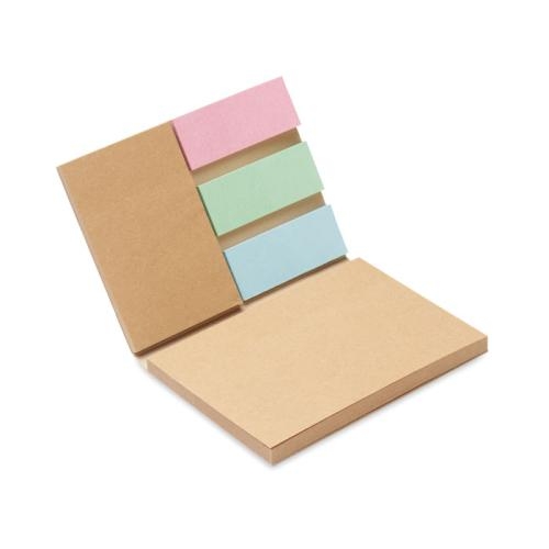 Gerecycled papieren memoblok Maui beige