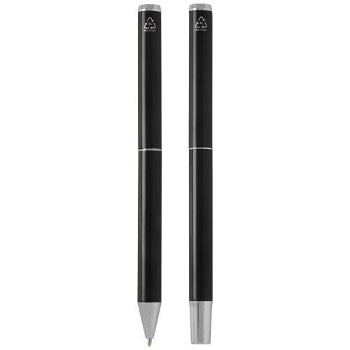 Aluminium pennenset Lucetto zwart