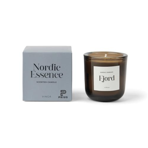 VINGA Nordic essence geurskaars klein blauw,donkerbruin