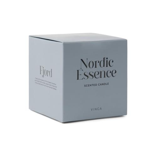 VINGA Nordic essence geurskaars klein blauw,donkerbruin
