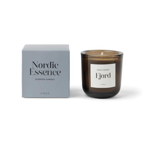 VINGA Nordic essence geurskaars klein blauw,donkerbruin
