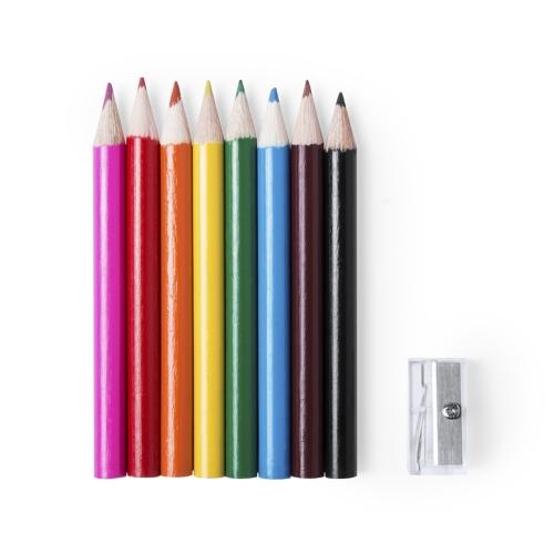 Etui met kleurpotloden Migal geel