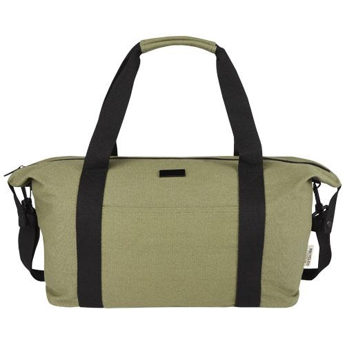 Gerecyclede canvas sporttas Joey olijfgroen