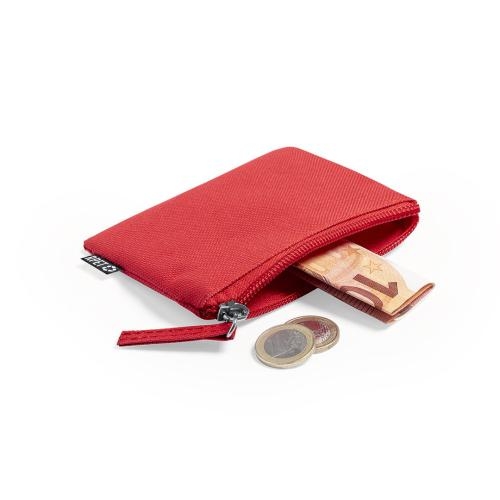 Polyester portemonnee Nelsom rood