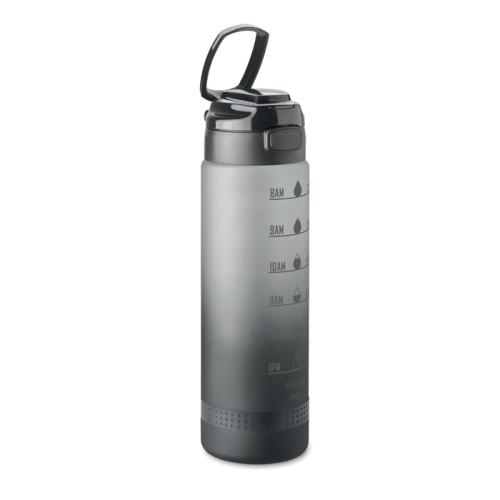RPET sportwaterfles 1L Level wit