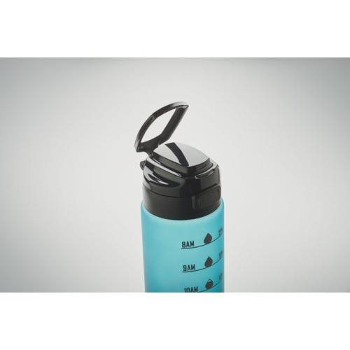 RPET sportwaterfles 1L Level turquoise