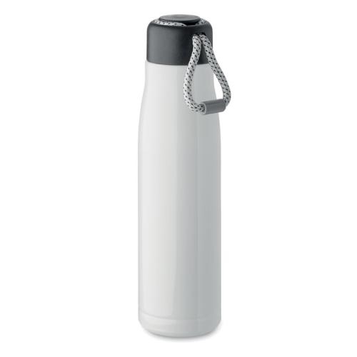 RVS dubbelwandige fles 500 ml Cordle wit