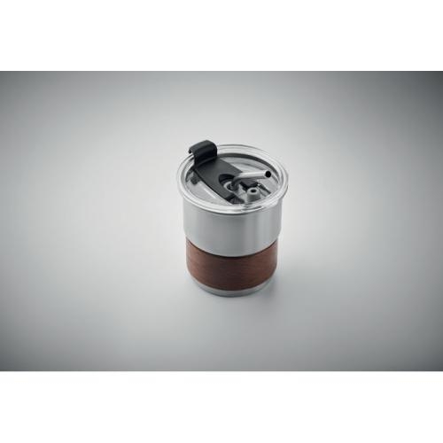 Enkelwandige beker 260 ml Mate mat zilver